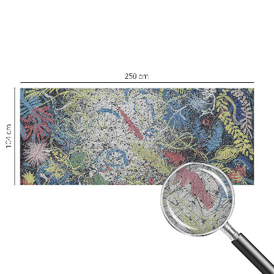 Fotomurale per cameretta Spirali di piante