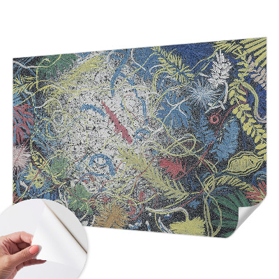 Fotomurale per cameretta Spirali di piante