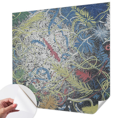 Fotomurale per cameretta Spirali di piante