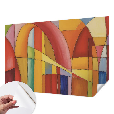 Carta da parati cameretta Forme energetiche