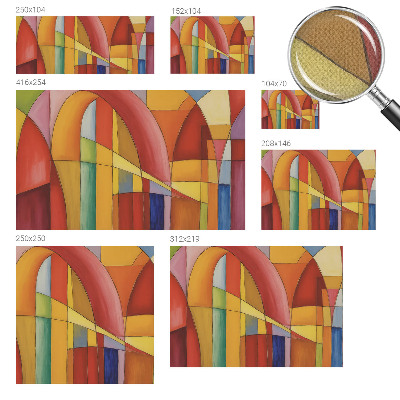 Carta da parati cameretta Forme energetiche