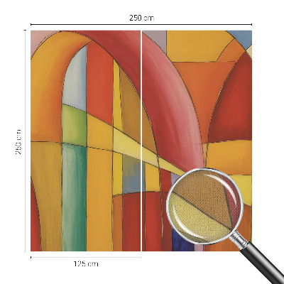 Carta da parati cameretta Forme energetiche