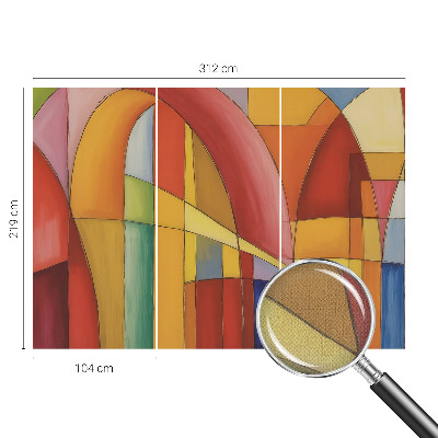 Carta da parati cameretta Forme energetiche