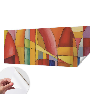 Carta da parati cameretta Forme energetiche