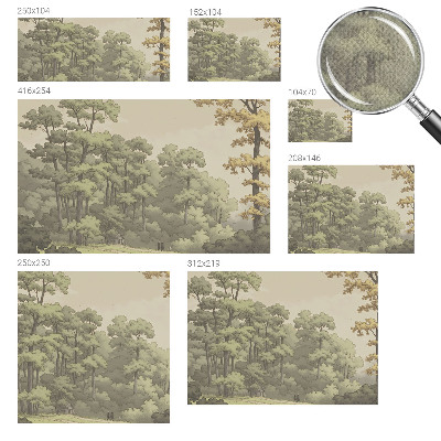 Carta da parati adesiva Idillio nella foresta