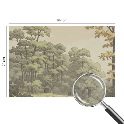 Carta da parati adesiva Idillio nella foresta