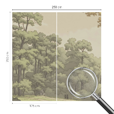 Carta da parati adesiva Idillio nella foresta