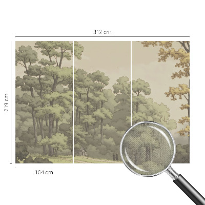 Carta da parati adesiva Idillio nella foresta