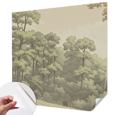 Carta da parati adesiva Idillio nella foresta