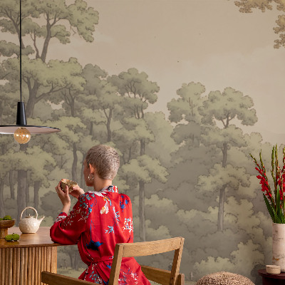 Carta da parati adesiva Idillio nella foresta