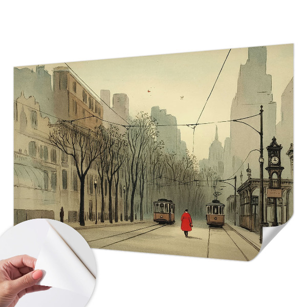 Carta da parati 3D Simmetria urbana