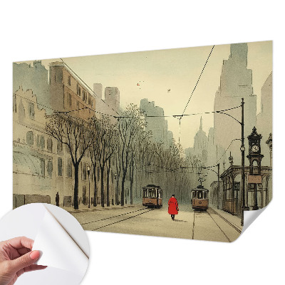 Carta da parati 3D Simmetria urbana
