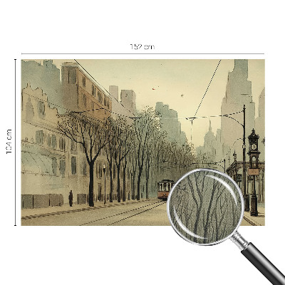 Carta da parati 3D Simmetria urbana