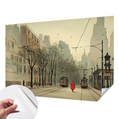 Carta da parati 3D Simmetria urbana