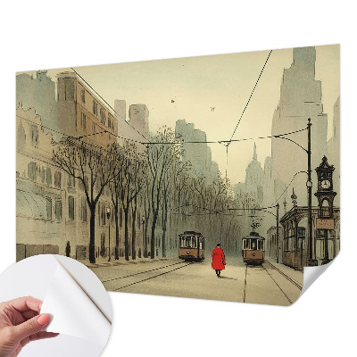 Carta da parati 3D Simmetria urbana