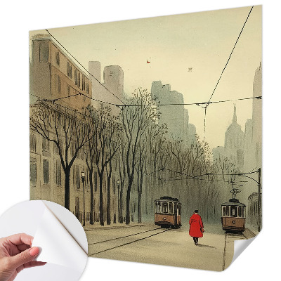 Carta da parati 3D Simmetria urbana