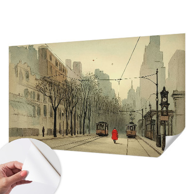 Carta da parati 3D Simmetria urbana