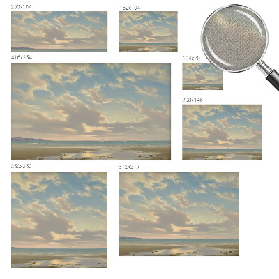 Fotomurale effetto 3D Una spiaggia tranquilla
