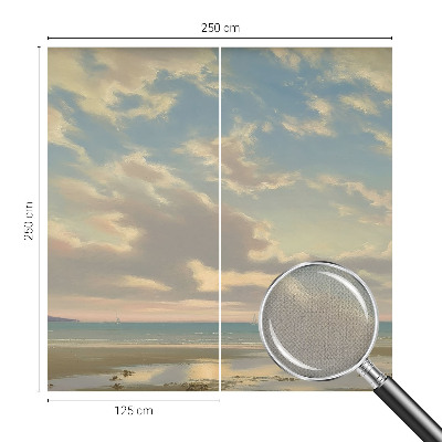 Fotomurale effetto 3D Una spiaggia tranquilla