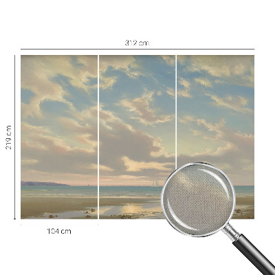 Fotomurale effetto 3D Una spiaggia tranquilla