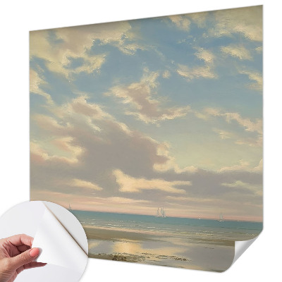 Fotomurale effetto 3D Una spiaggia tranquilla