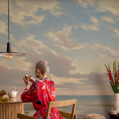 Fotomurale effetto 3D Una spiaggia tranquilla