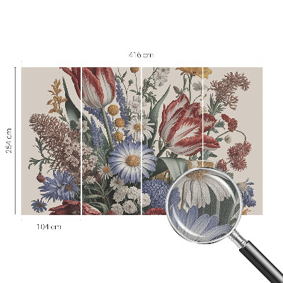 Fotomurale per bambini Bouquet di fiori