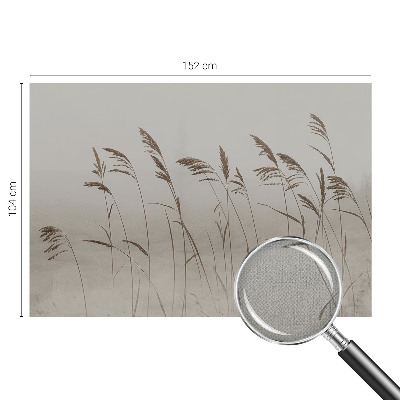 Carta da parati adesiva Erba nella nebbia