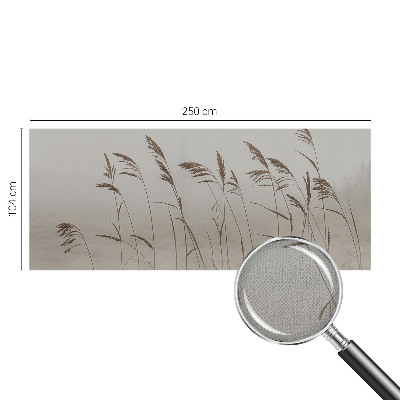 Carta da parati adesiva Erba nella nebbia