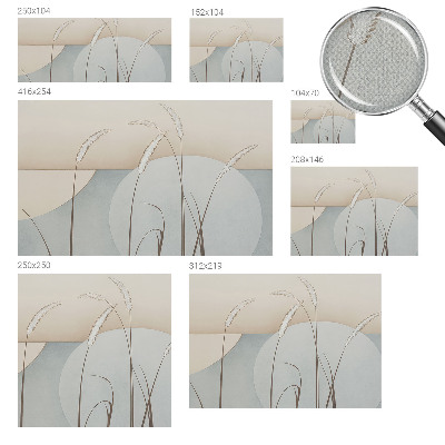 Fotomurale effetto 3D Erbe delicate