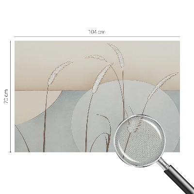 Fotomurale effetto 3D Erbe delicate