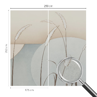 Fotomurale effetto 3D Erbe delicate