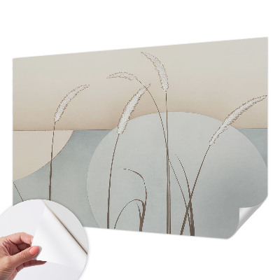 Fotomurale effetto 3D Erbe delicate