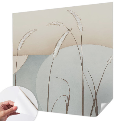 Fotomurale effetto 3D Erbe delicate