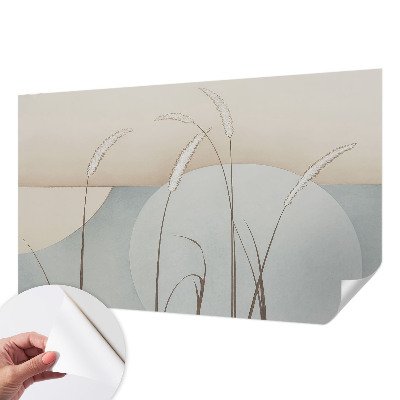 Fotomurale effetto 3D Erbe delicate