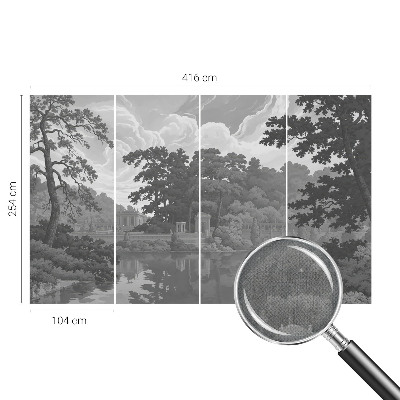 Carta da parati cameretta Paesaggio naturale