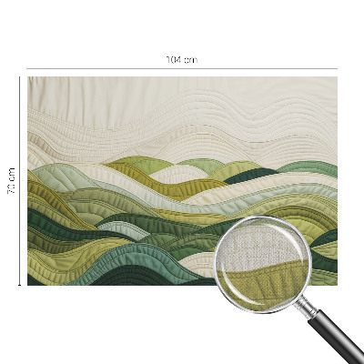 Fotomurale per cameretta Colline di tessuto