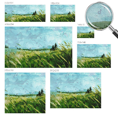 Carta da parati adesiva Paesaggi verdi