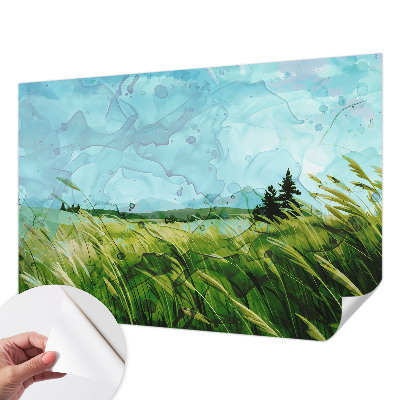 Carta da parati adesiva Paesaggi verdi