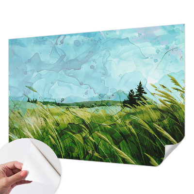 Carta da parati adesiva Paesaggi verdi