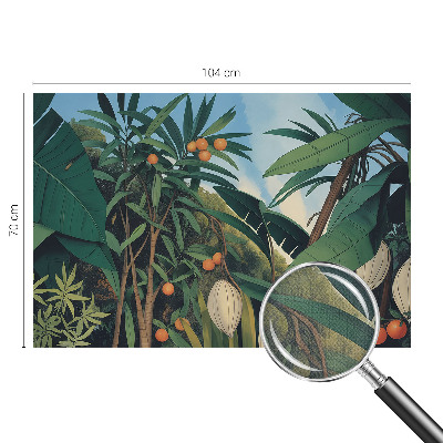 Fotomurale effetto 3D giungla tropicale