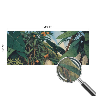 Fotomurale effetto 3D giungla tropicale