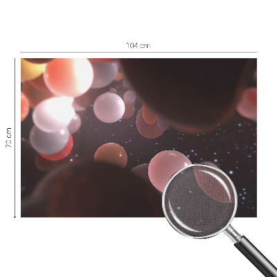 Carta da parati 3D Sfere spaziali