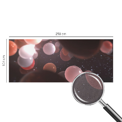 Carta da parati 3D Sfere spaziali