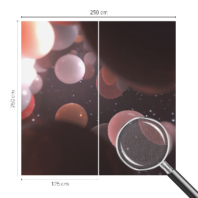 Carta da parati 3D Sfere spaziali