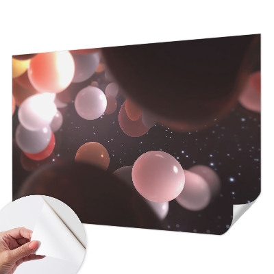 Carta da parati 3D Sfere spaziali