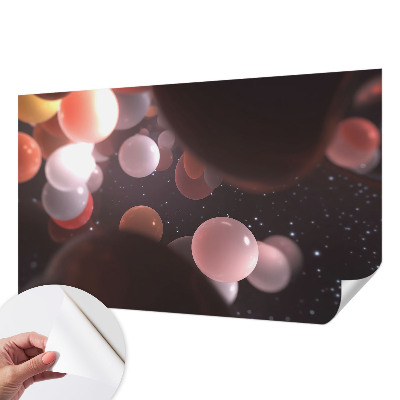 Carta da parati 3D Sfere spaziali