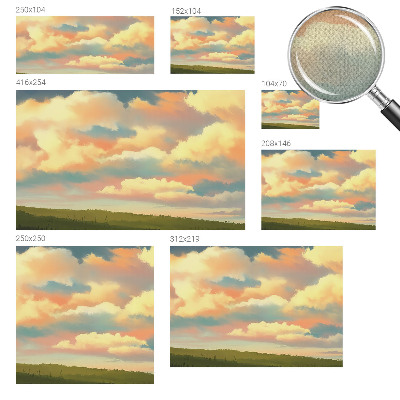 Fotomurale per bambini Cielo nuvoloso