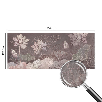 Carta da parati effetto profondità Botanica pacifica