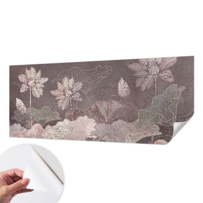 Carta da parati effetto profondità Botanica pacifica